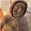 Image 4 : Large Carved Inuit Figure in Soapstone, 18" Tall
