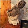 Image 6 : Large Carved Inuit Figure in Soapstone, 18" Tall