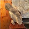Image 7 : Large Carved Inuit Figure in Soapstone, 18" Tall