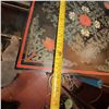 Image 10 : Vintage Chinese Lacquered Wooden Plant Stand Table, Inlaid Floral Top