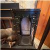 Image 2 : Vintage Chinese Lacquered Wooden Plant Stand Table, Inlaid Floral Top