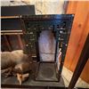Image 3 : Vintage Chinese Lacquered Wooden Plant Stand Table, Inlaid Floral Top