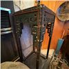 Image 6 : Vintage Chinese Lacquered Wooden Plant Stand Table, Inlaid Floral Top