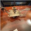 Image 4 : Vintage Ornate Cast Metal Candle Holder with Handle