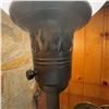 Image 3 : Vintage Brass Torchiere Floor Lamp with Frosted Glass Shade