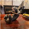 Image 3 : Inuit Soapstone Carving Hunter in Kayak with Seal