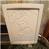 Image 12 : Vintage Porcelain Lithophane Table Lamp With Artistic Scenes