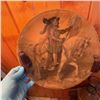 Image 2 : Victorian-Era Decorative Cardboard Wall Plaques, Equestrian Figures