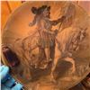 Image 3 : Victorian-Era Decorative Cardboard Wall Plaques, Equestrian Figures