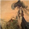 Image 7 : Victorian-Era Decorative Cardboard Wall Plaques, Equestrian Figures