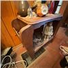 Image 11 : Vintage Wooden Side Table With Assorted Decorative Items