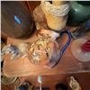 Image 13 : Vintage Wooden Side Table With Assorted Decorative Items