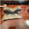 Image 1 : Inuit Carved Stone Walrus Sculpture Signed Qoomaluk Pov