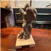 Image 6 : 3 Stone and Ceramic Sculptures: Bear and Bird, Bird, and "Arrabalera"