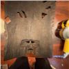 Image 3 : Hand-Carved Wooden Tribal Mask with Warrior Motif