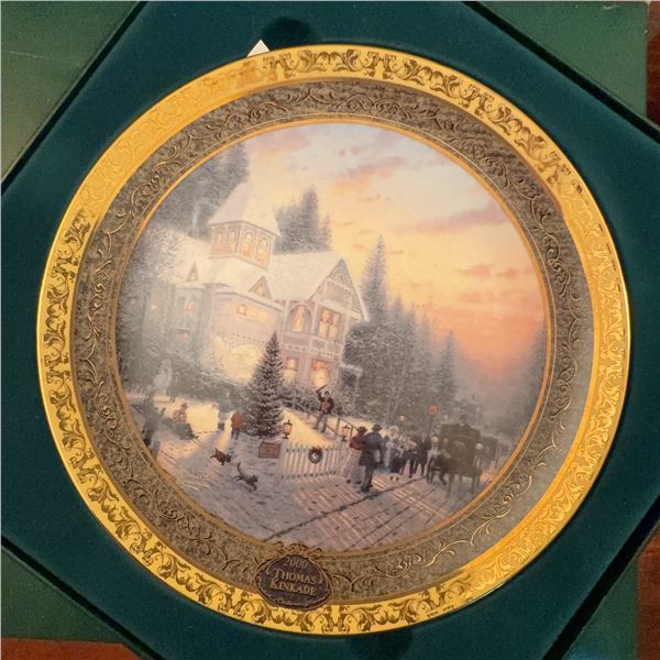Thomas Kinkade Victorian Christmas Limited Edition Plate