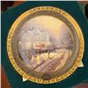 Image 1 : 1999 Thomas Kinkade Collector Plate "Victorian Christmas"