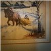 Image 2 : Framed Winter Horse and Sleigh Print