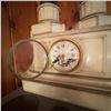 Image 5 : Antique French White Marble Mantel Clock With Bronze Cherubs