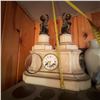 Image 7 : Antique French White Marble Mantel Clock With Bronze Cherubs