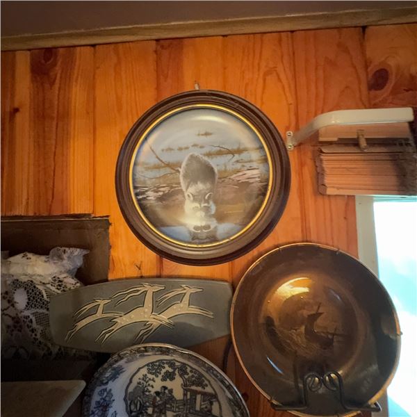 Eclectic Decorative Plate and Plaque Collection, 7 Pieces