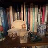 Image 3 : Eclectic Shelf Lot: Books, Figurines, Royalty Memorabilia