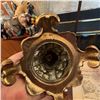 Image 4 : Cut Glass Compote with Ornate Brass Pedestal Base