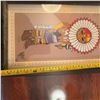 Image 4 : Framed Hopi Tawa Sun Kachina Sand Art Signed WDP