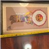Image 5 : Framed Hopi Tawa Sun Kachina Sand Art Signed WDP