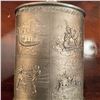 Image 4 : Thai Pewter Flask with Elephant and Cultural Motifs