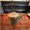 Image 1 : Antique Blacksmith-Made Copper Kettle with Fox Trademark