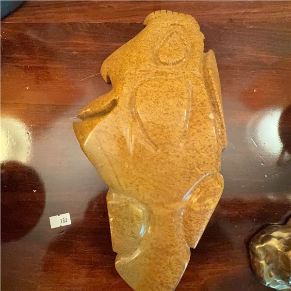 Donald Gaudreault Soapstone Fish Sculpture