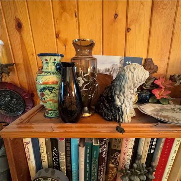 Eclectic Bookshelf Decor Collection (Steins Not Included)