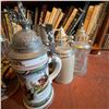 Image 19 : German Beer Steins and Pewter Tankards, 9 Pieces