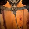 Image 5 : Vintage Cast Metal 2-Light Wall Sconce with Ornate Design