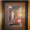 Image 1 : Framed Print of Edmund Leighton’s 'The Accolade'