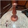 Image 5 : Vintage Floor Lamp With Palm Tree Stained Glass Shade