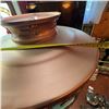Image 8 : Vintage Floor Lamp With Palm Tree Stained Glass Shade
