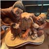 Image 1 : Ceramic Figurine of Two Men with Barrel and Dog