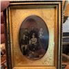 Image 1 : Antique Framed Tintype Photograph of Seated Group