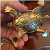 Image 7 : Jeweled Turtle Trinket Box With Baby Turtle Letter Opener