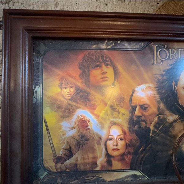 Lord of the Rings Framed Poster with Characters