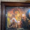 Image 1 : Lord of the Rings Framed Poster with Characters