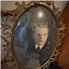 Image 2 : Antique Oval Framed Portrait of Young Man, Hand-Coloured Photo
