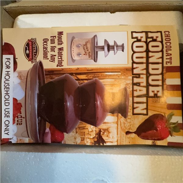 Nostalgia Electrics Chocolate Fondue Fountain