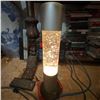 Image 1 : Cylinder Glitter Motion Lamp, 14 Inches Tall