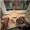 Image 1 : Folk Art Whale Vertebra Carving with Human Face