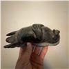 Image 2 : Inuit Soapstone Sculptures: Seal with Pup & Bear