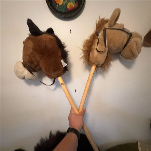 Plush Stick Hobby Horses