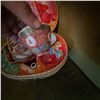 Image 5 : Vintage Chinese Porcelain Teapot Set in Woven Basket Case